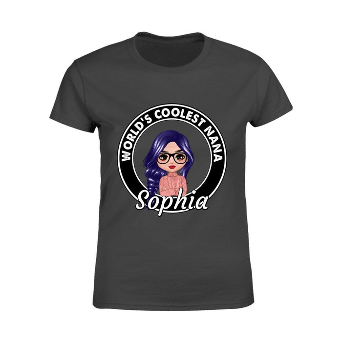 World's Coolest Grandma Personalized T-Shirt TS-PT1566