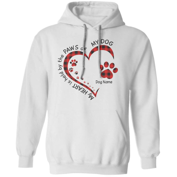 My Heart Is Held By The Paws Of A Dog Personalized T-Shirt TS-PT1563