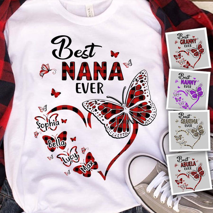 Best Nana Ever Personalized T-shirt TS-NB1564
