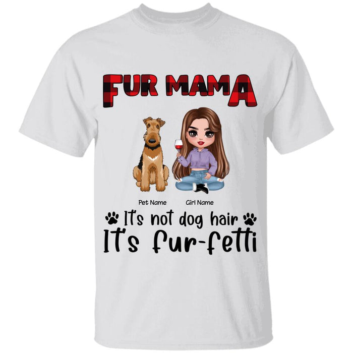 Fur Mama It's Fur-fetti Personalized T-shirt TS-NN1519