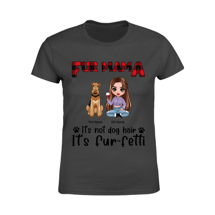 Fur Mama It's Fur-fetti Personalized T-shirt TS-NN1519