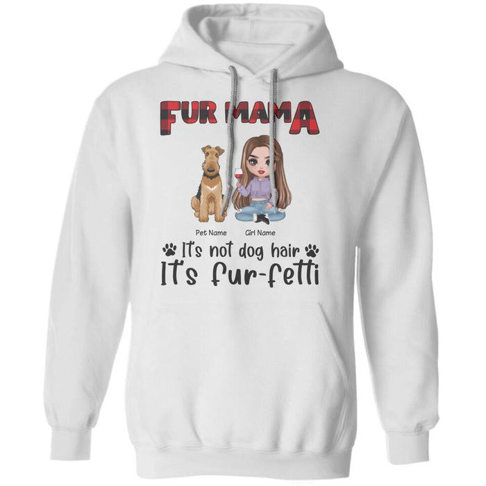 Fur Mama It's Fur-fetti Personalized T-shirt TS-NN1519