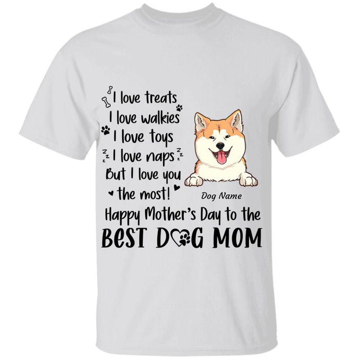 Funny Cute Mother's Day Personalized Dog T-Shirt TS-PT1574