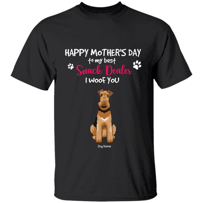 Funny Happy Mother's Day Personalized Dog T-Shirt TS-PT1577