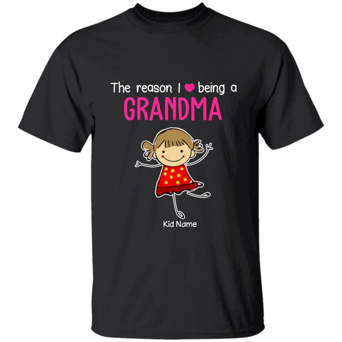 6 Reasons I Love Being A Nana Personalized T-shirt TS-NN1556