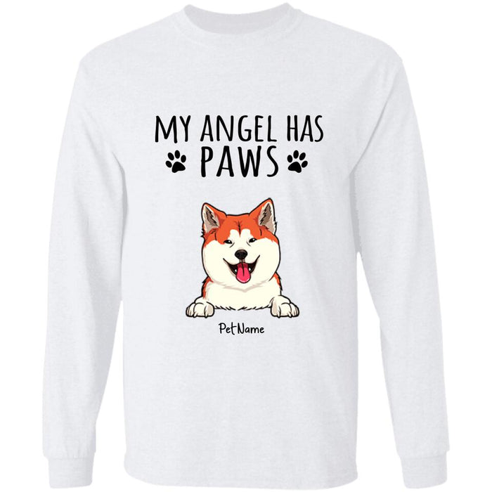 My Angel Has Paws Personalized Dog T-shirt TS-NN747