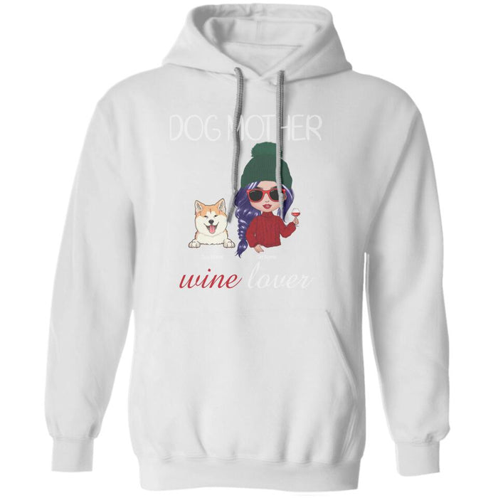 Dog Mother Wine Lover Personalized T-shirt TS-NN912