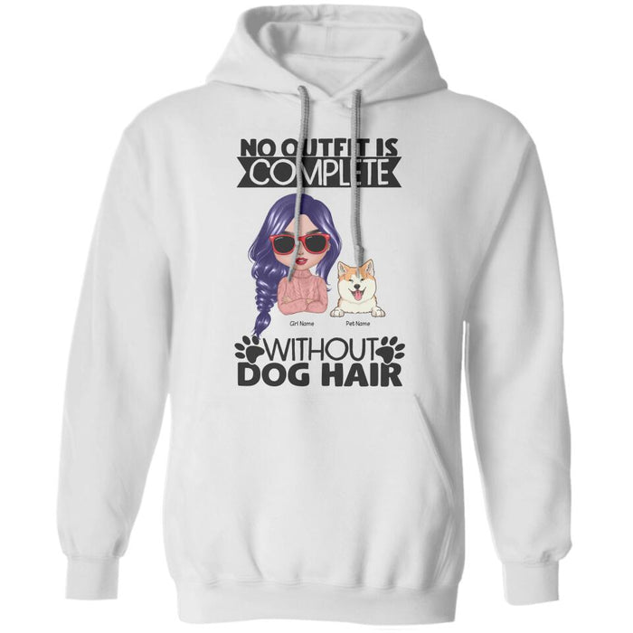 No Outfit Is Complete Without Dog Hair Personalized T-shirt TS-NB1135