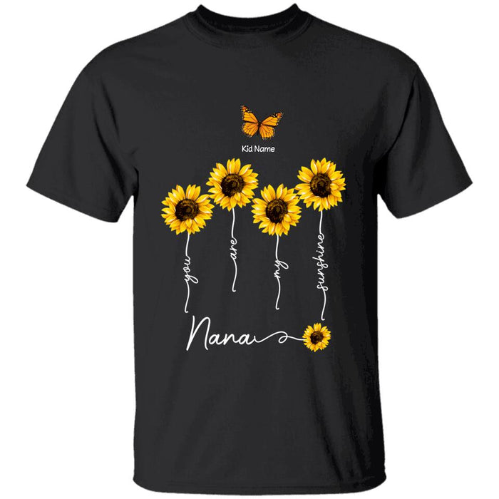 You Are My Sunshine Personalized T-shirt TS-NB1575