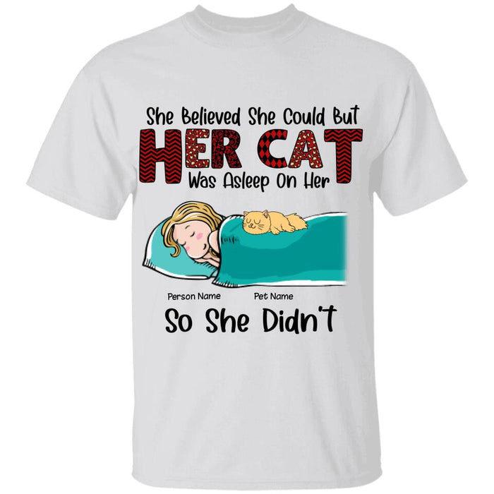 She Believed She Could Personalized Cat T-shirt TS-NN1247