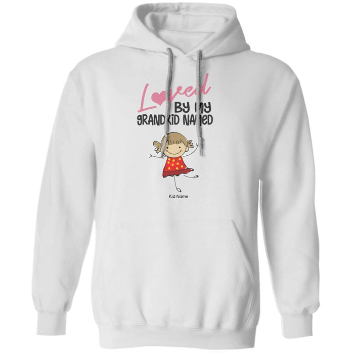 Loved By My Grandkids Named Personalized T-shirt TS-NB1326