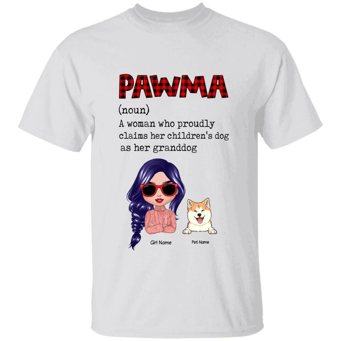 Funny Dog Grandma Personalized T-Shirt TS-PT1368