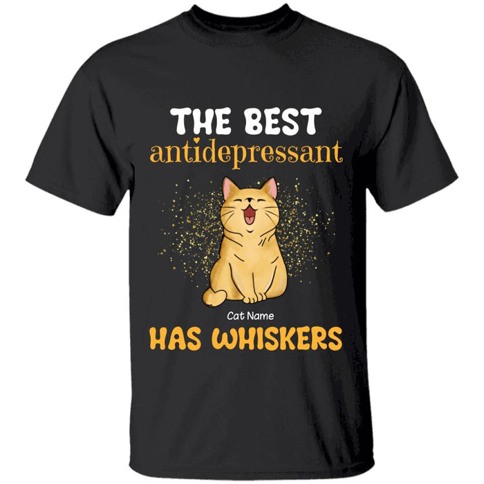 The Best Antidepressant Has Whiskers Personalized T-shirt TS-NB1591