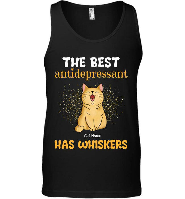 The Best Antidepressant Has Whiskers Personalized T-shirt TS-NB1591