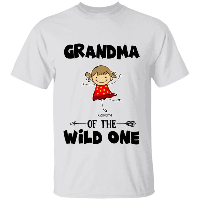 Funny Grandma Of The Wild Ones Personalized T-Shirt TS-PT1585