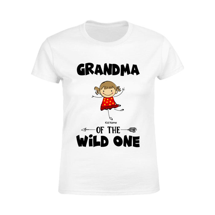 Funny Grandma Of The Wild Ones Personalized T-Shirt TS-PT1585