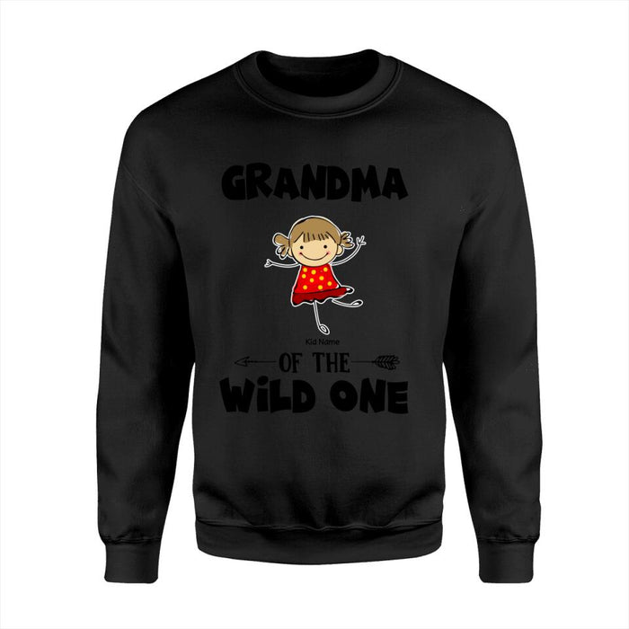 Funny Grandma Of The Wild Ones Personalized T-Shirt TS-PT1585