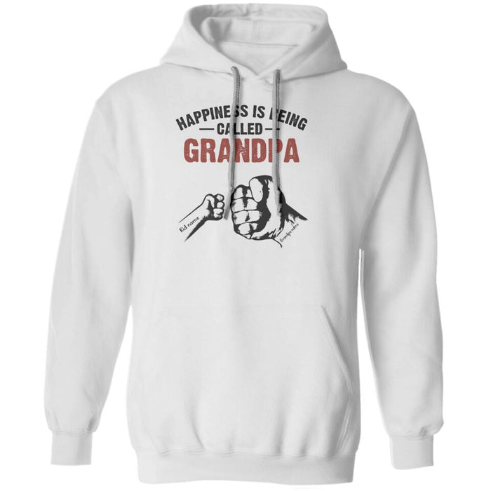 Happiness Is Being Called Grandpa Personalized T-shirt TS-NB1589