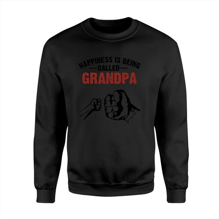 Happiness Is Being Called Grandpa Personalized T-shirt TS-NB1589