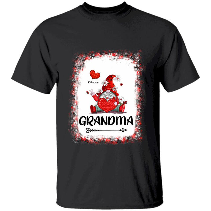 Sunflower Gnome Butterflies Grandma Personalized T-shirt TS-NB1597