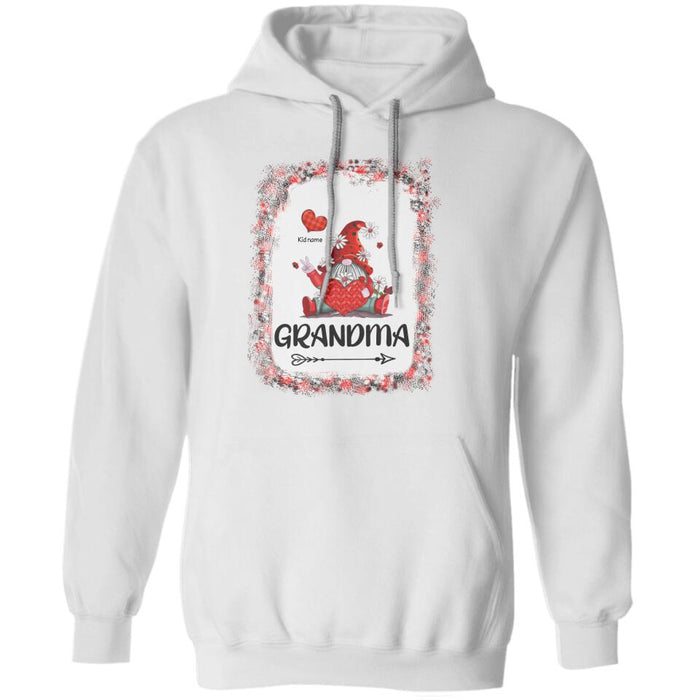 Sunflower Gnome Butterflies Grandma Personalized T-shirt TS-NB1597