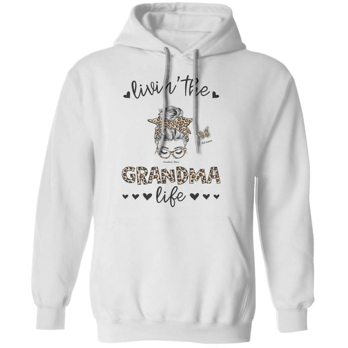 Livin' The Grandma Life Personalized T-shirt TS-NB1598