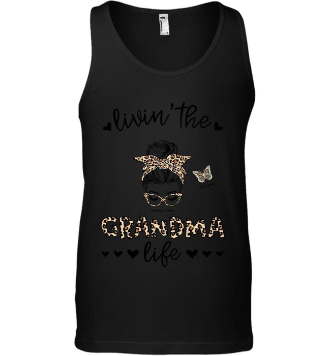 Livin' The Grandma Life Personalized T-shirt TS-NB1598
