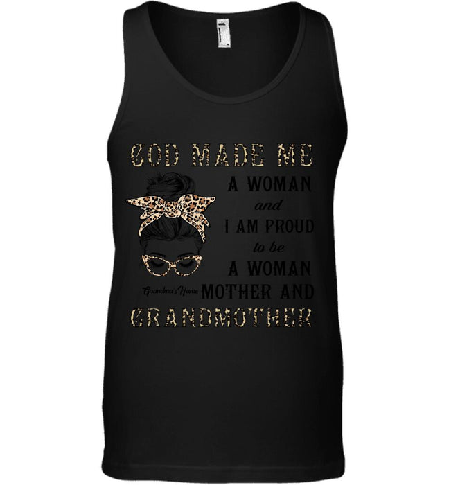 God Made Me A Woman And I Am Proud To Be A Woman Personalized T-shirt TS-NB1590