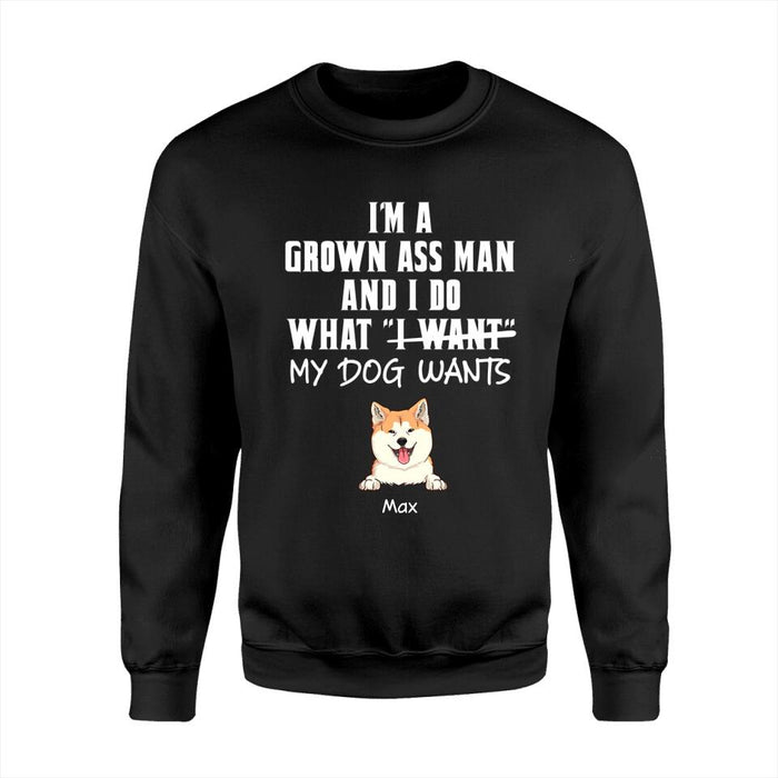 I'm A Grown Ass Man Personalized T-shirt TS-NB1617