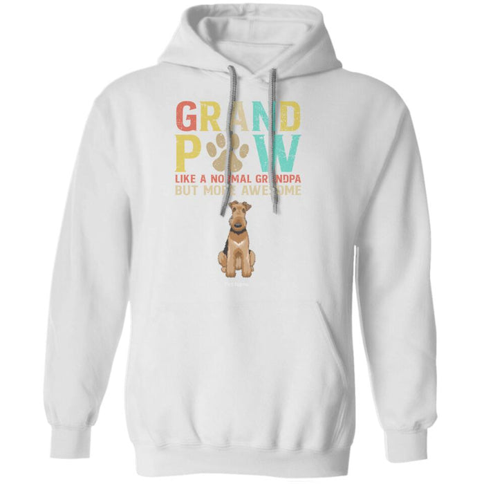 Grandpaw Like A Normal Grandpa But More Awesome Personalized T-shirt  TS-NB1610