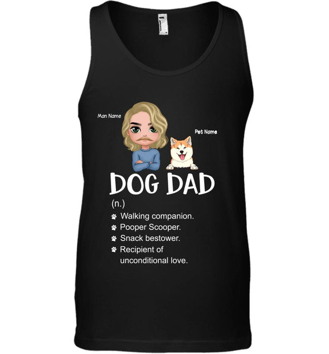 Dog Dad Definition Personalized T-shirt TS-NB1653