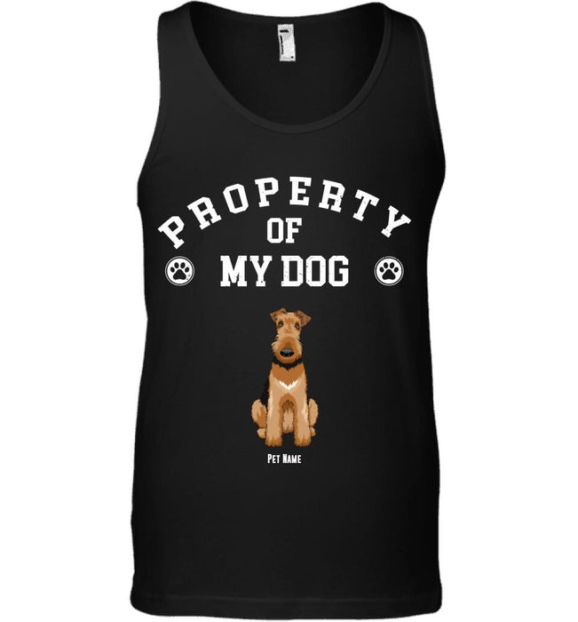 Property Of My Dogs Personalized T-shirt TS-NB1651