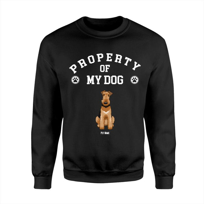 Property Of My Dogs Personalized T-shirt TS-NB1651