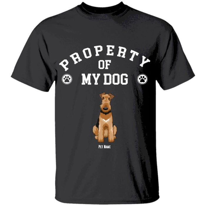 Property Of My Dogs Personalized T-shirt TS-NB1651