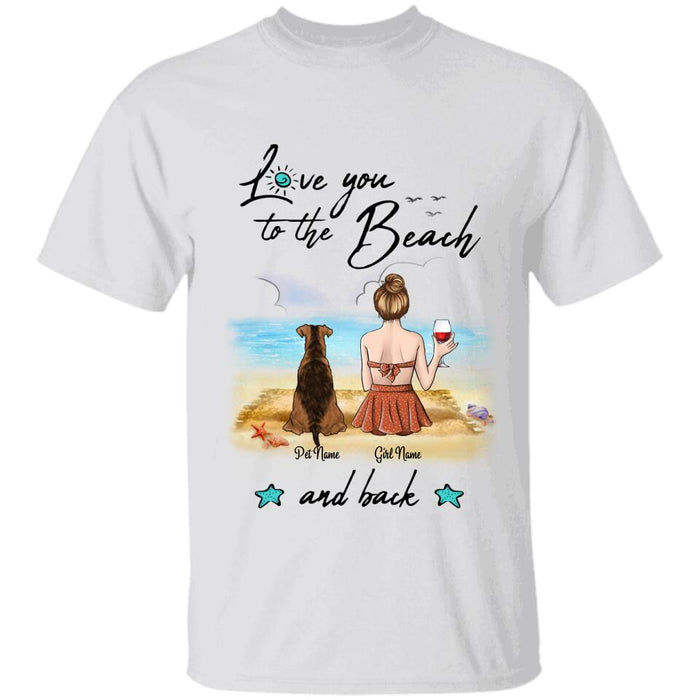 Love You To The Beach And Back Personalized T-shirt TS-NB1673