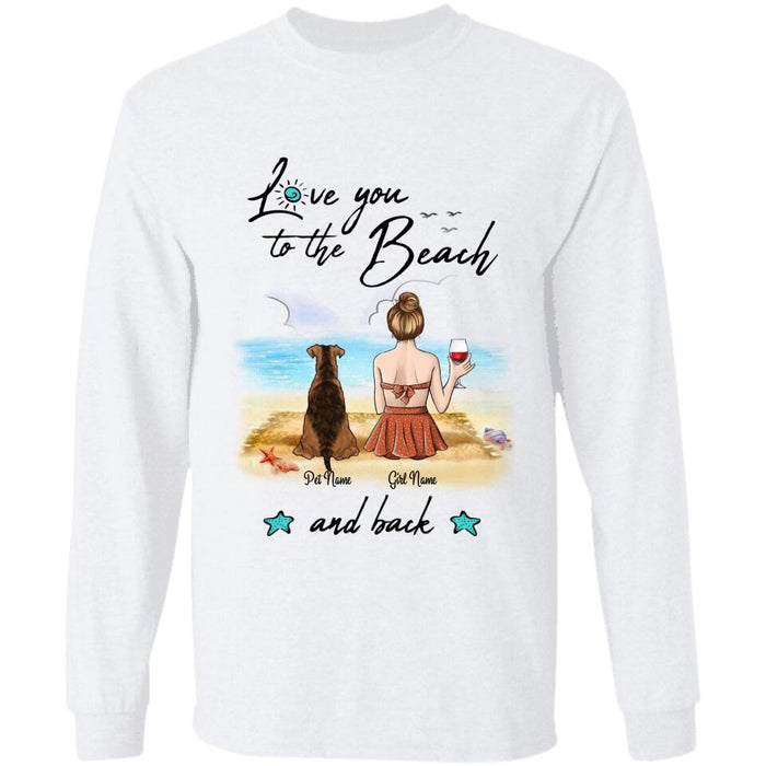 Love You To The Beach And Back Personalized T-shirt TS-NB1673