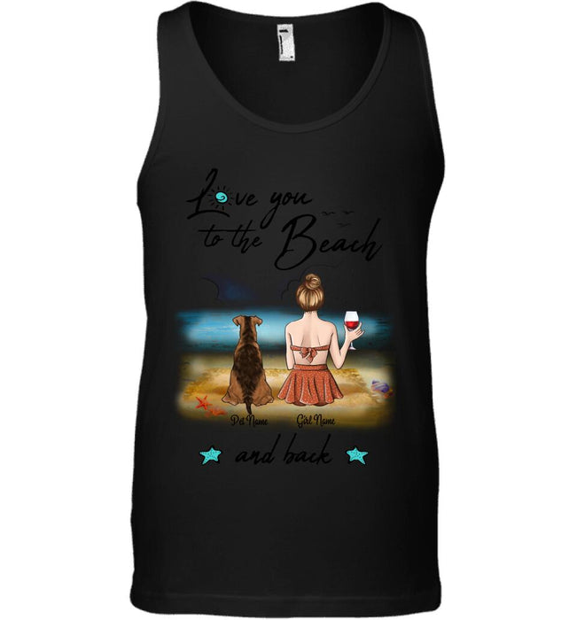 Love You To The Beach And Back Personalized T-shirt TS-NB1673