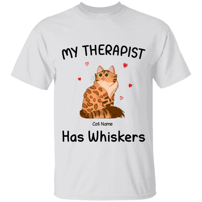 My Therapist Has Whiskers Personalized T-shirt TS-NB1672