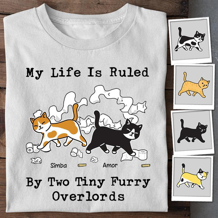 My Life Is Ruled By A Tiny Furry Overlord Personalized T-Shirt TS-NB1679