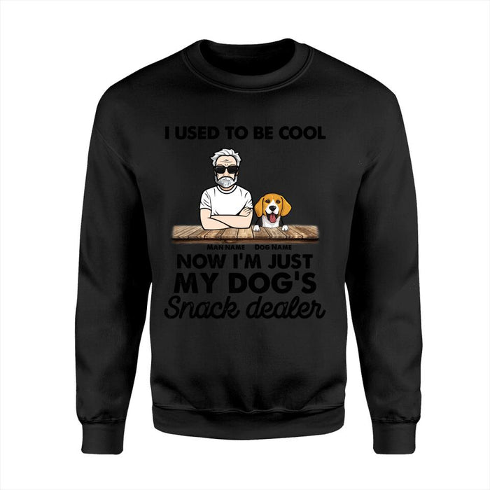 I Used To Be Cool But Now I'm My Dog's Snack Dealer Personalized T-shirt TS-NB1615