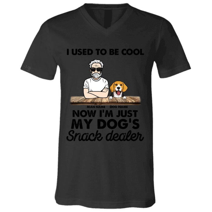 I Used To Be Cool But Now I'm My Dog's Snack Dealer Personalized T-shirt TS-NB1615