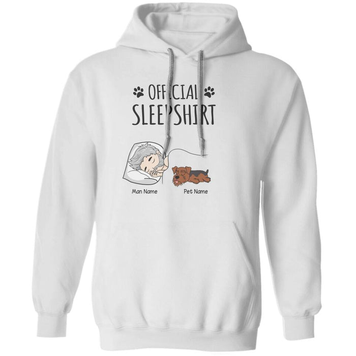 Dog Dad Offcial Sleep Shirt Personalized T-shirt TS-NB1628