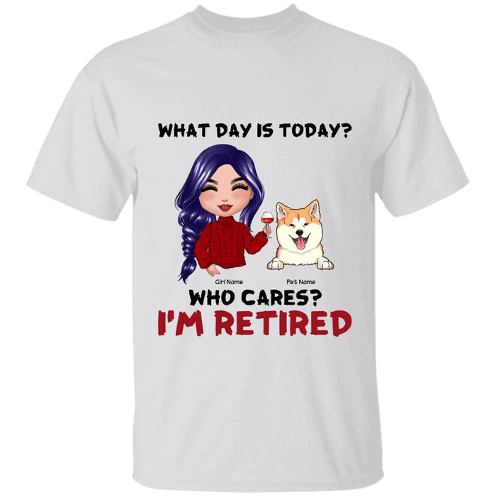 Funny Retired Dog Mom Personalized T-Shirt TS-PT1207
