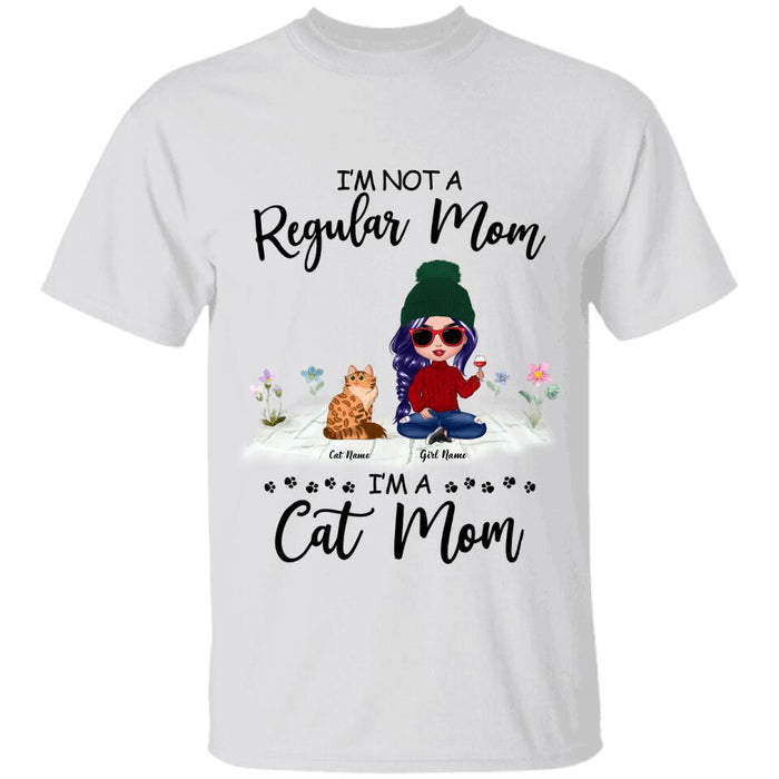 I'm Not Regular Mom I'm A Dog Mom Personalized T-shirt TS-NB1663