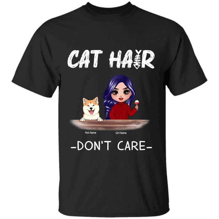 Dog Hair Don't Care Personalized T-shirt TS-NN1581