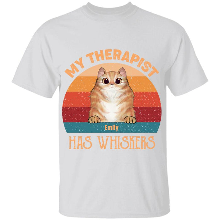 My Therapist Has Whiskers Personalized T-shirt TS-NB1824