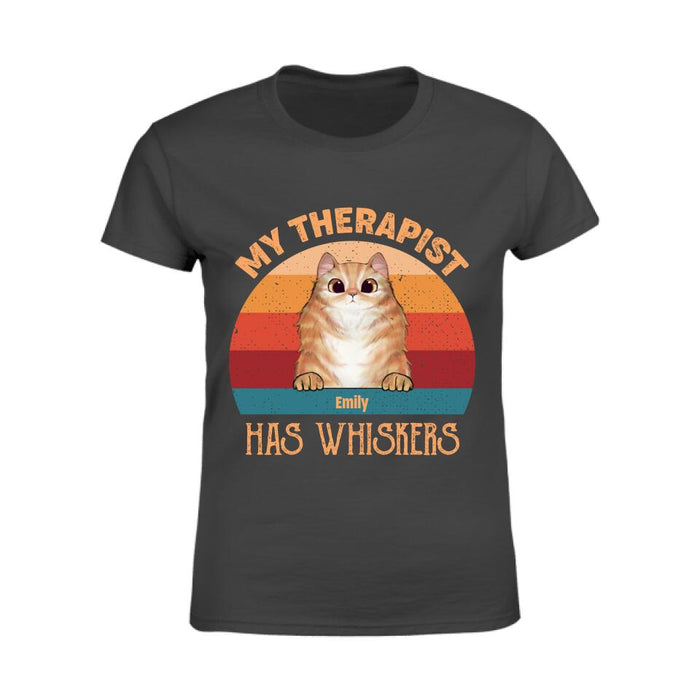 My Therapist Has Whiskers Personalized T-shirt TS-NB1824