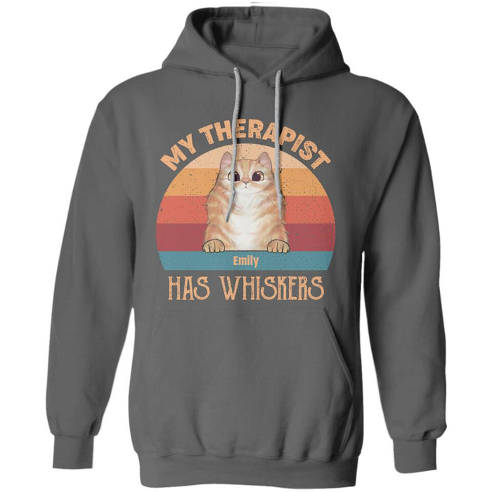 My Therapist Has Whiskers Personalized T-shirt TS-NB1824