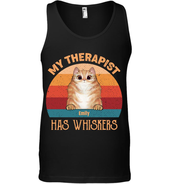 My Therapist Has Whiskers Personalized T-shirt TS-NB1824