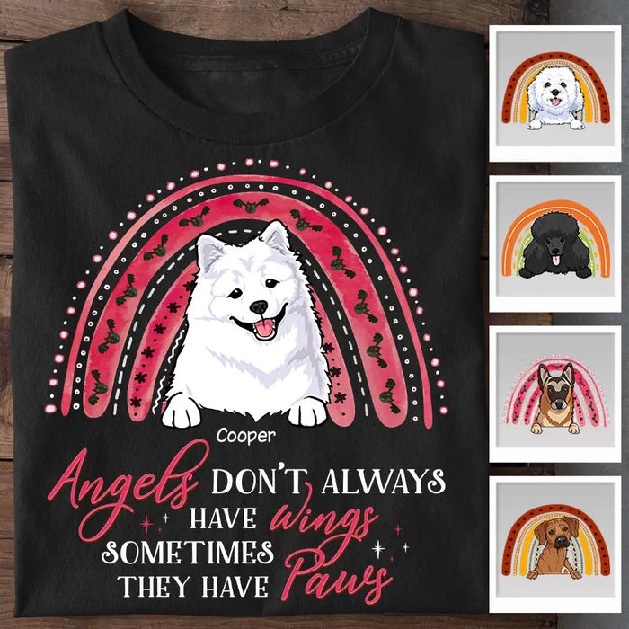 Angels Don't Always Have Wings Personalized T-Shirt TS-TT1844